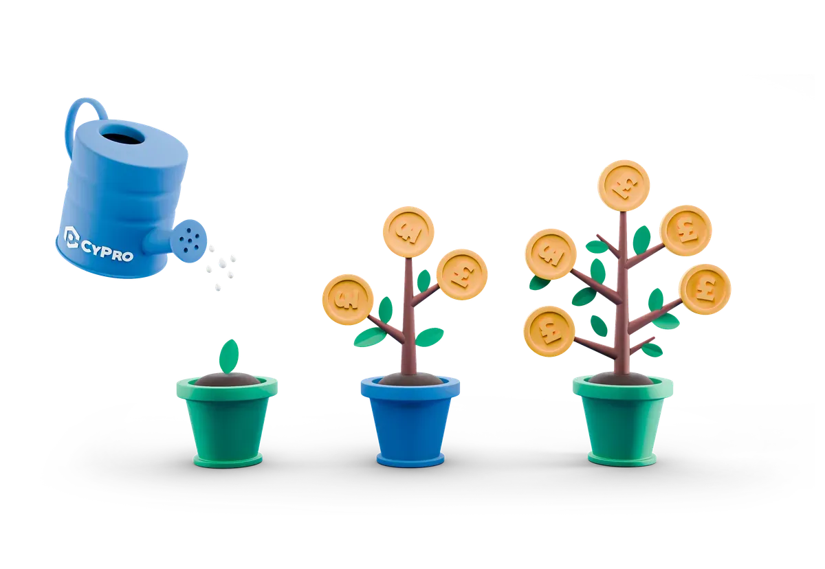 3D watering can and growing plants, for a smaller set of changes