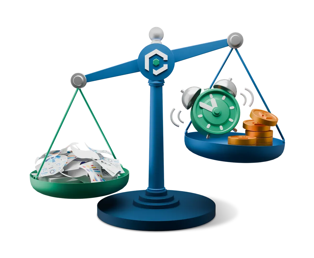3D balance scales, for comparing PHP2Shell with Log4Shell