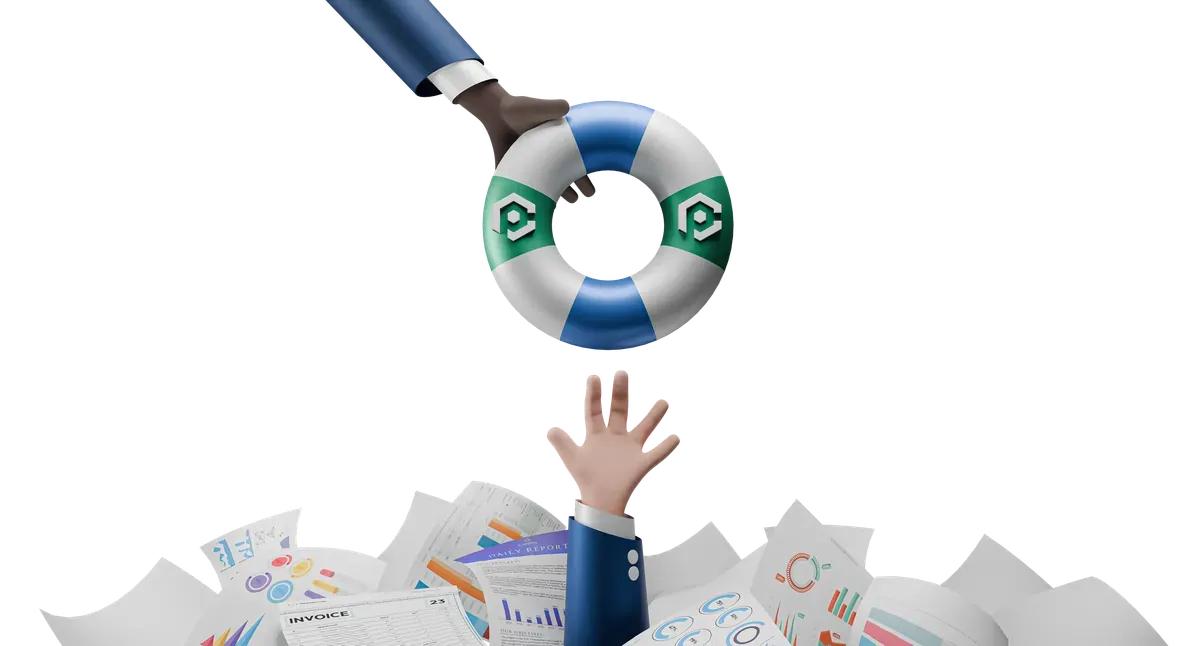 3D lifebuoy held out from above, for the NCSC's assured providers