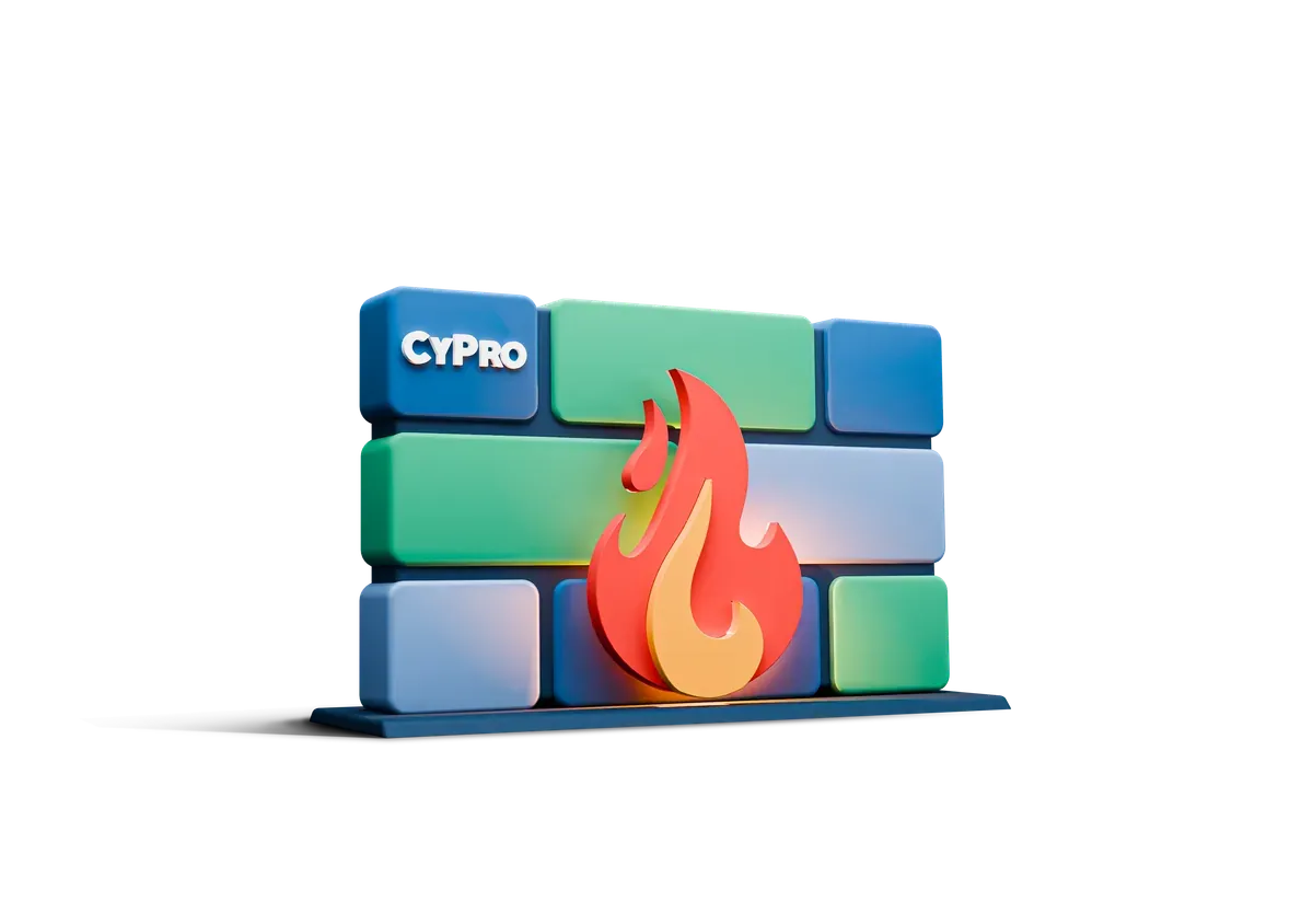 3D brick firewall holding back a fire, for fixing PHP2Shell before migrating